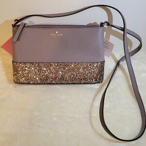 NEW! Kate Spade Greta Court Glitter Crossbody